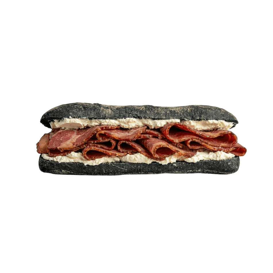 Cream Cheese Pastrami Sandwich